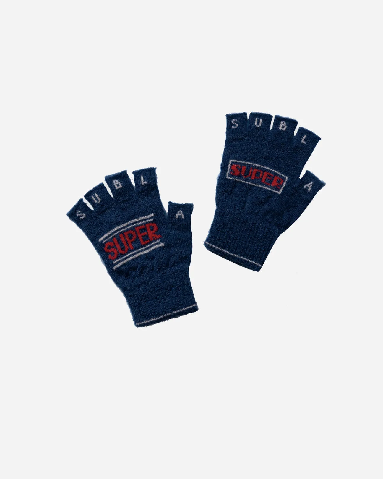 SGSB REVERSIBLE FINGERLESS GLOVES .10【NAVY】