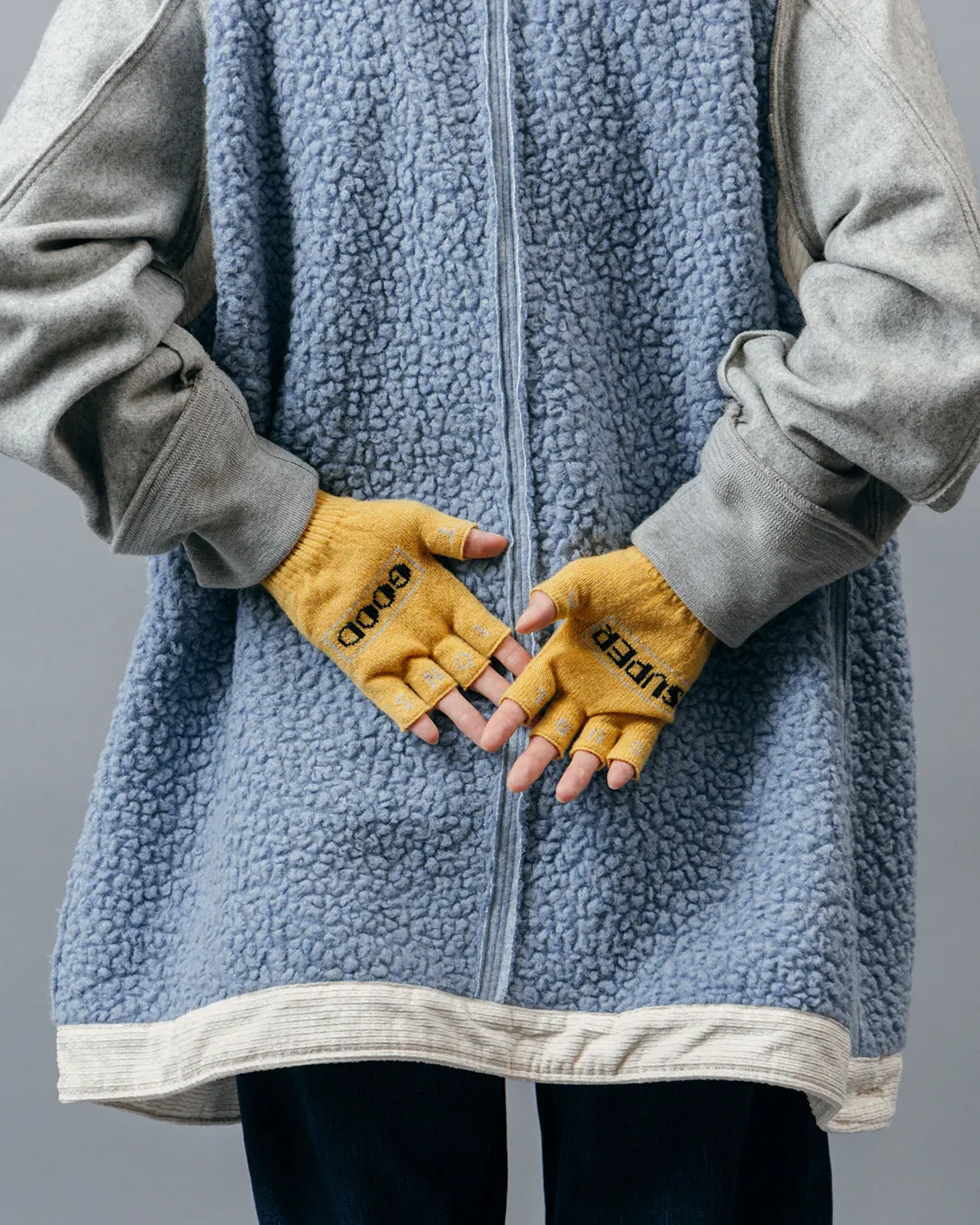 SGSB REVERSIBLE FINGERLESS GLOVES .10【YELLOW】