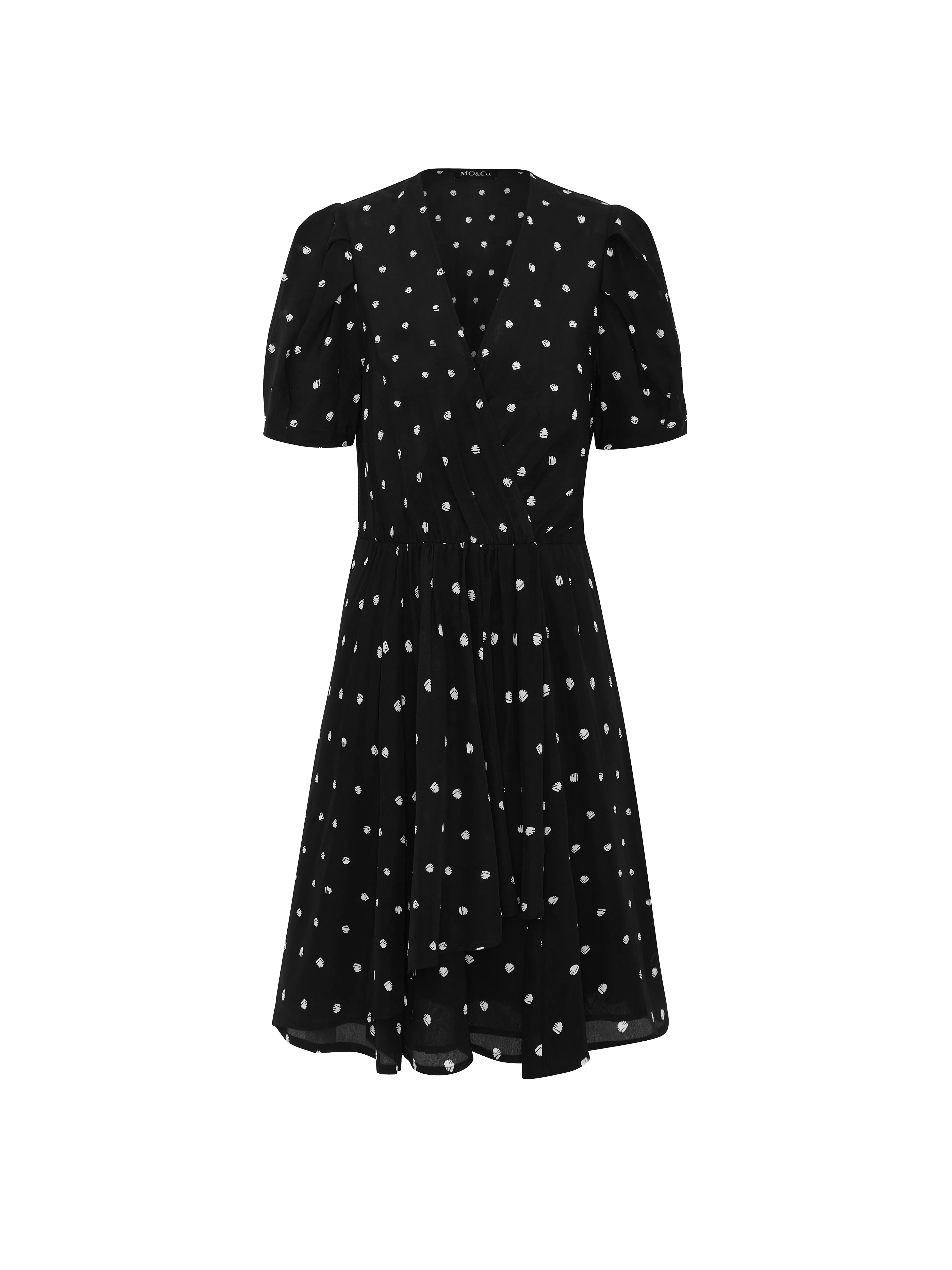 Silk Polka Dot Dress