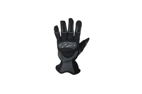 Silver Leather Riding Gloves, GLZ107-DL