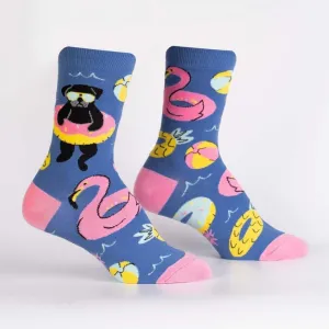 Summer Puggin' Women's Crew Socks