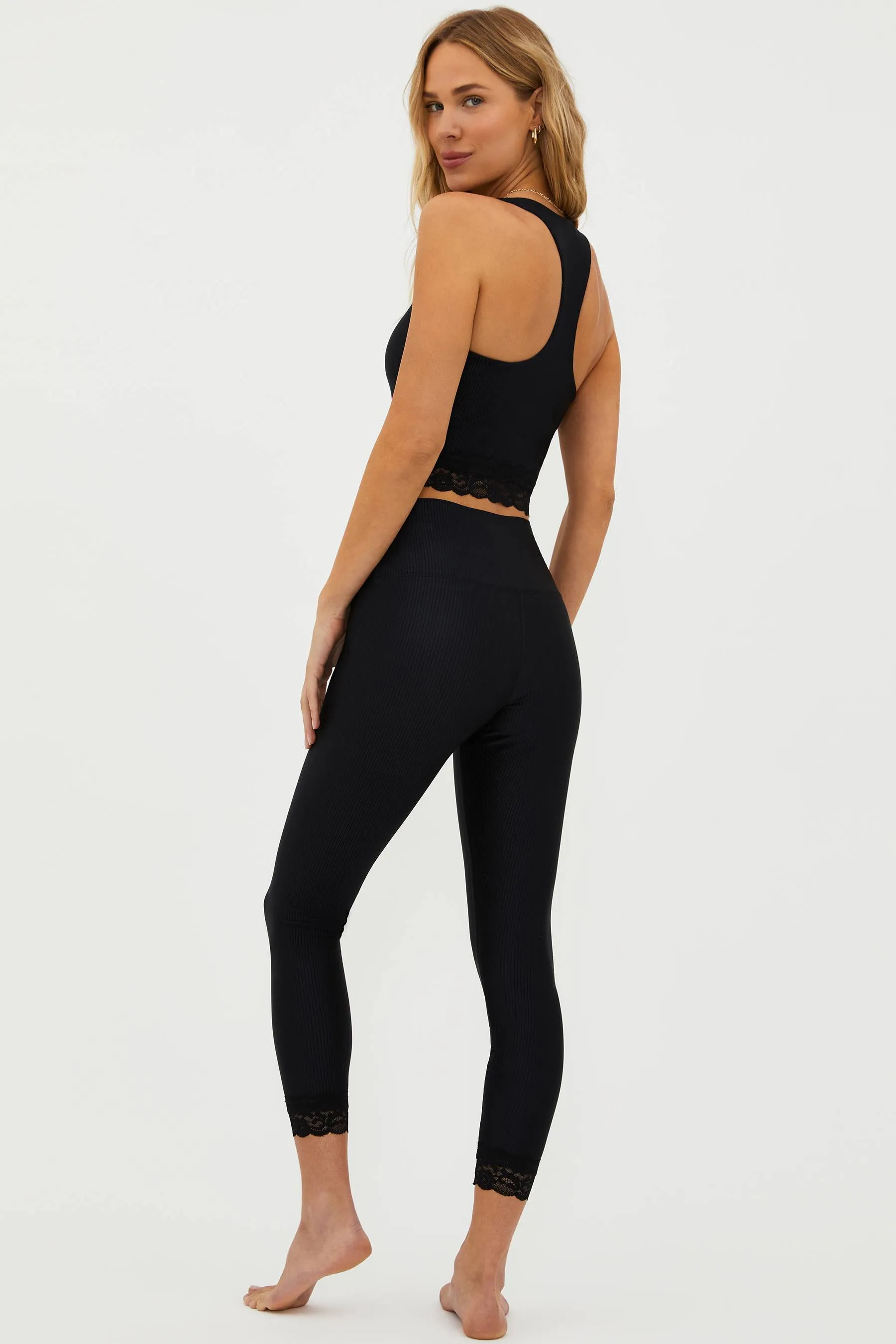 Tayler Lace Legging Black