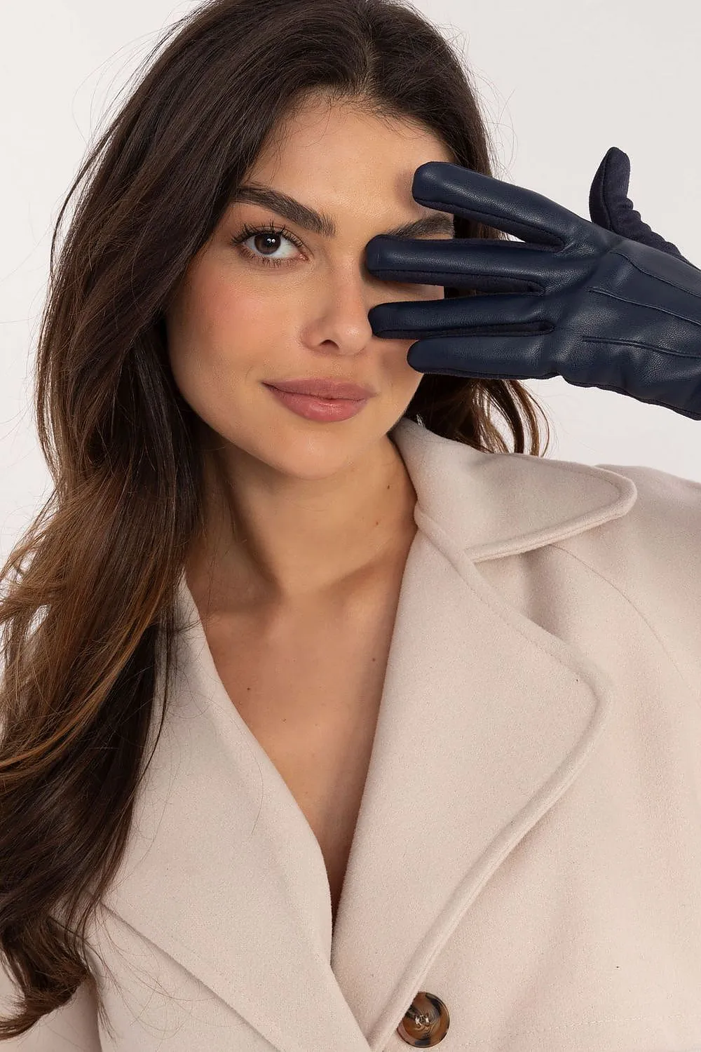 TEEK - Flowers Finger Lined Pleats Gloves