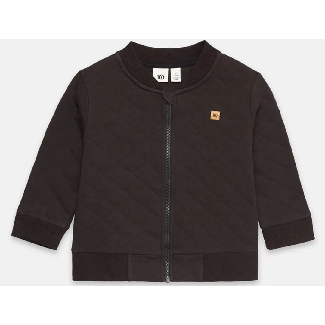 tentree Meteorite Black Quilted Kids Jacket