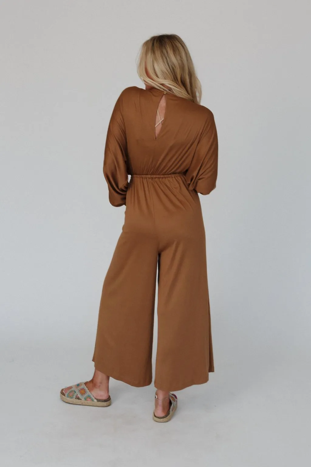 The Nest Roaming Dream Jumpsuit - Chestnut