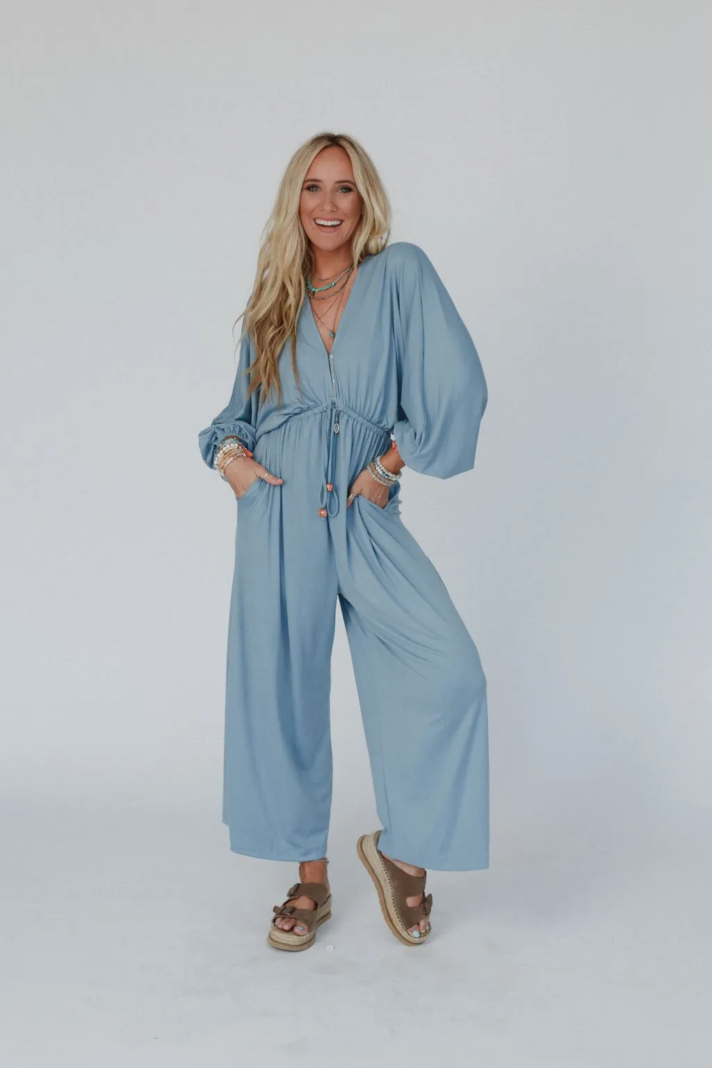 The Nest Roaming Dream Jumpsuit - Slate