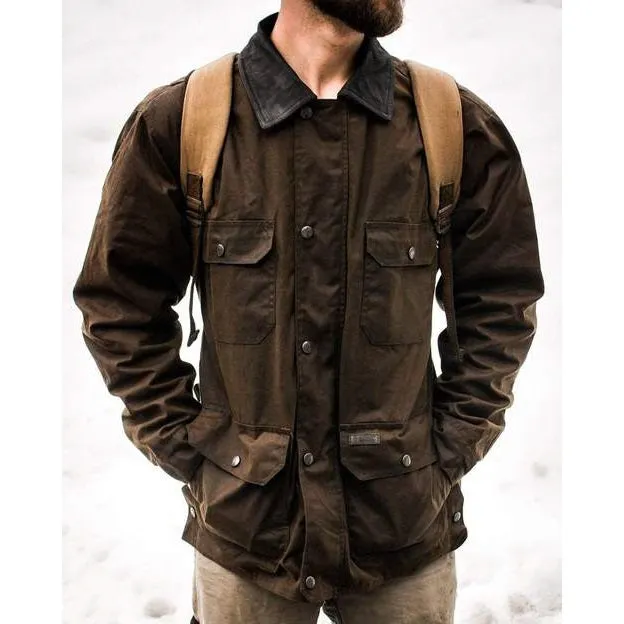 The Outback Trading Company Men's "Gidley" Oilskin Jacket