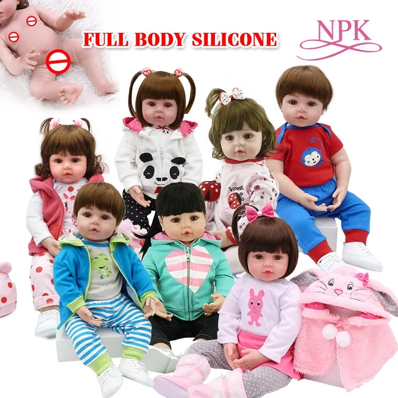 Toy Full body silicone water proof bath toy popular hot selling reborn toddler baby dolls bebe doll reborn lifelike soft touch