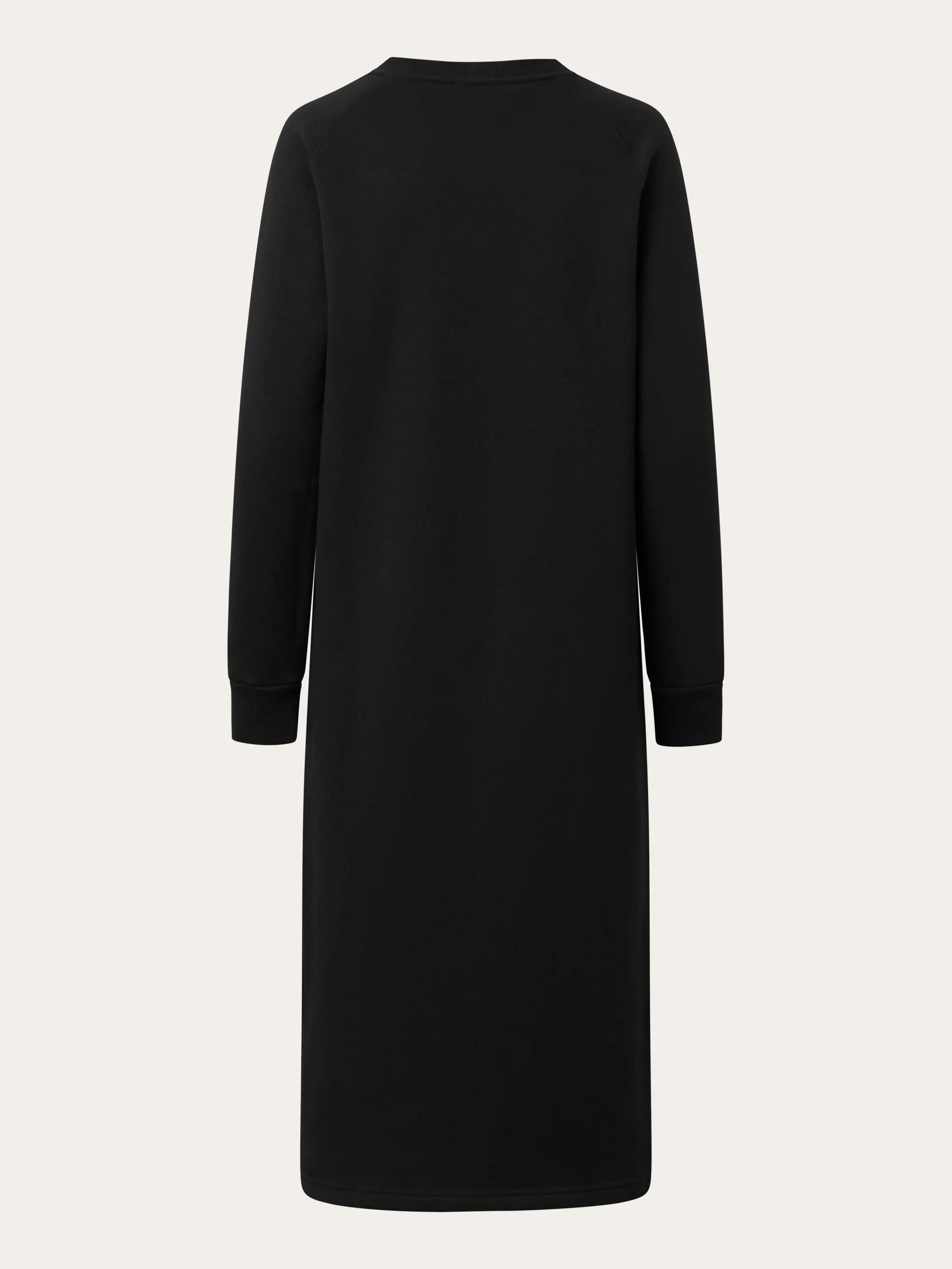 Twill sweat dress - Black Jet