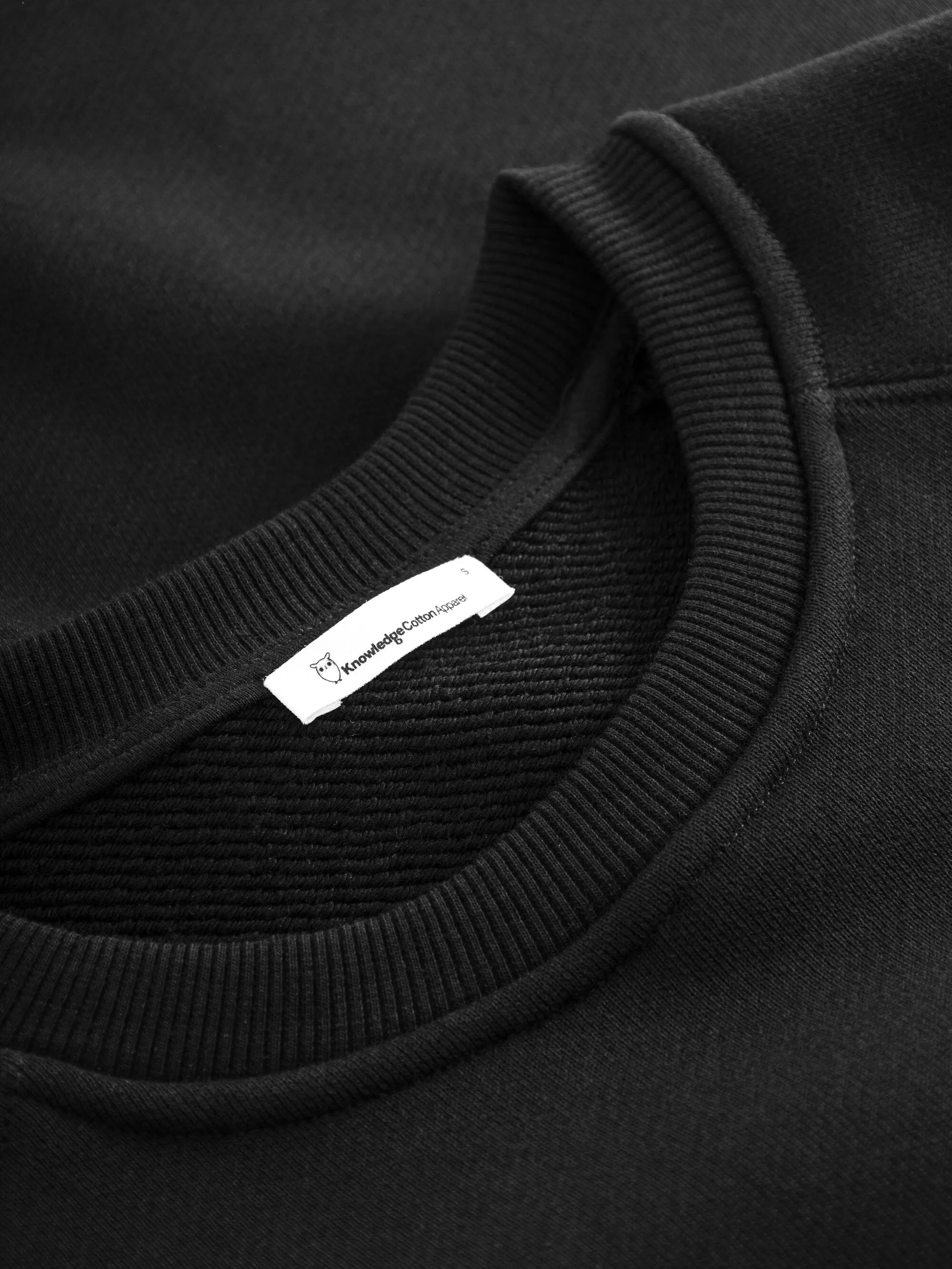 Twill sweat dress - Black Jet