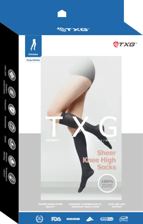 TXG Sheer Support Knee High Stockings