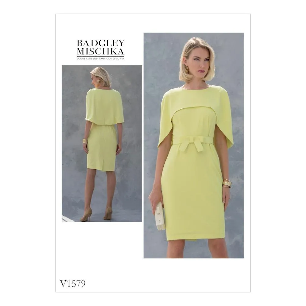 Vogue Pattern V1579 Misses'/Misses' Petite Dress