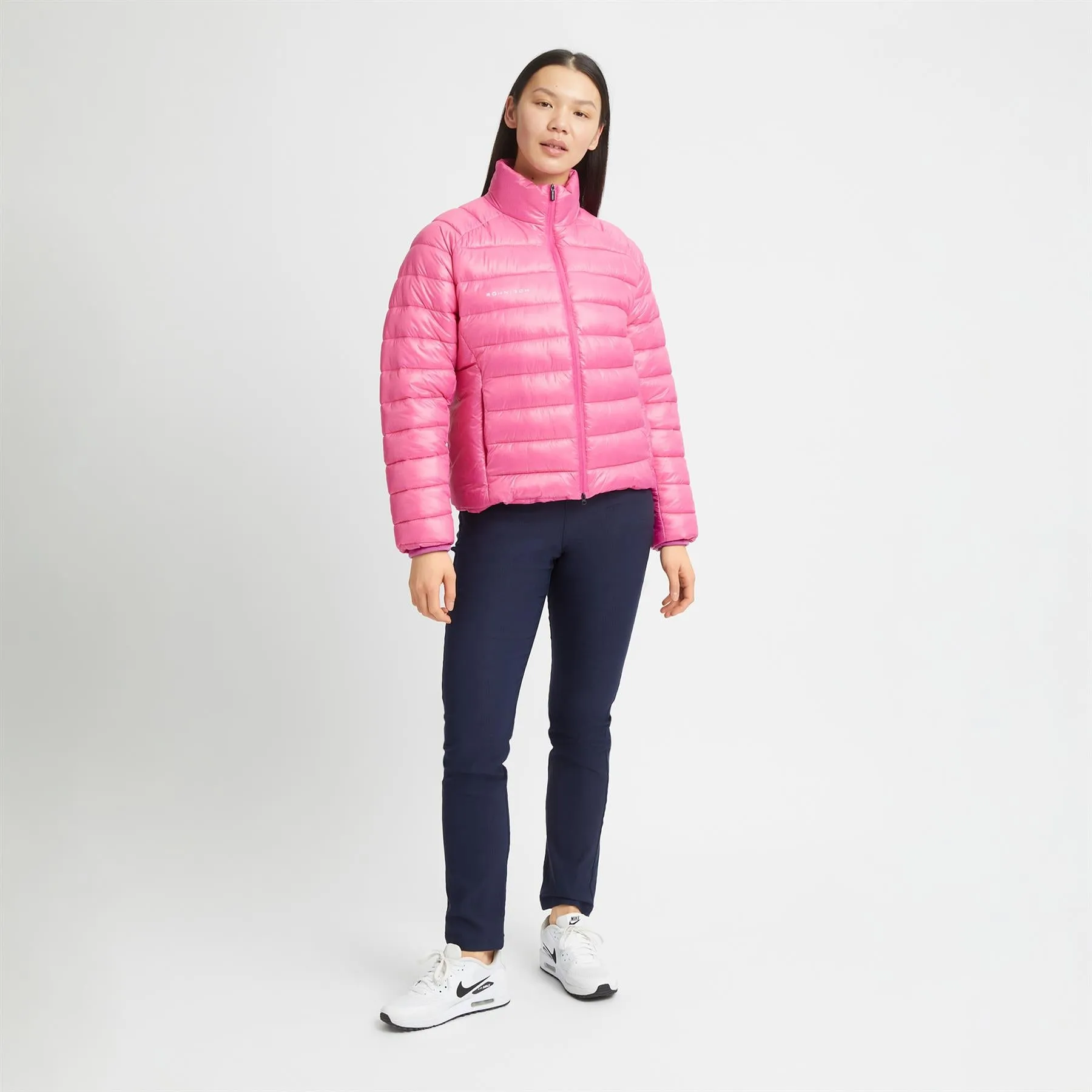 Womens Airlite Golf Padded Jacket Carmine Rose - AW24