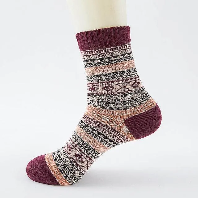 Wool Nordic Socks