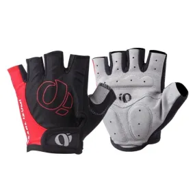 YIZIMI Anti-shock Half-finger Gloves Cycling Silicone Short Finger Gloves, Size: M(Black Red)